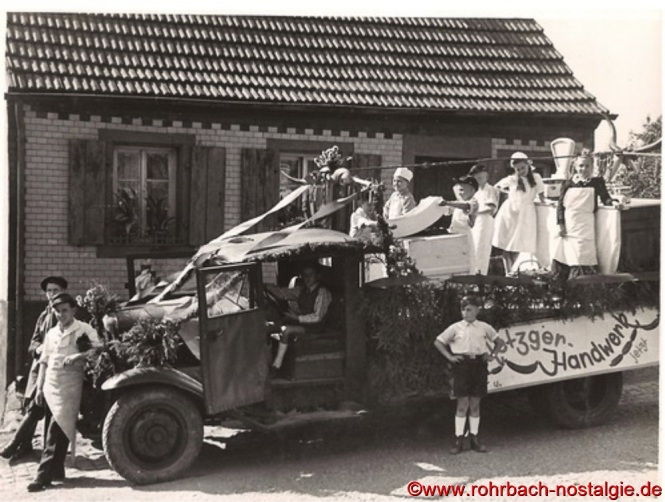 Der Wagen des Metzgerhandwerks Rohrbach