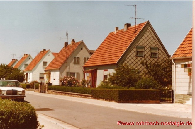 Alte Siedlungshäuser im Jahr 1976