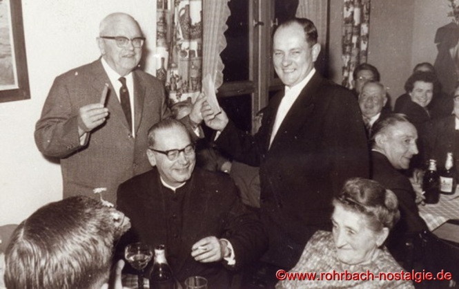 Bürgermeister Oberhauser und der erste Vorsitzende Eduard Wagner